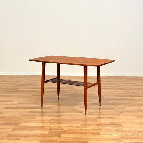 Swedish coffee table in teak & beech
