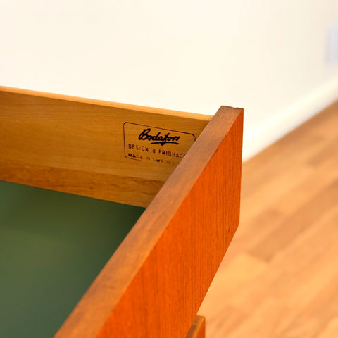 Bookshelf in teak by B. Fridhagen for Bodafors, 1960s-70s, Sweden