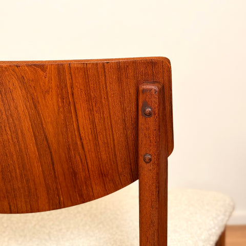 Set of 4 dining chairs in teak by Sorø Stolefabrik, 1950s-60s, Denmark