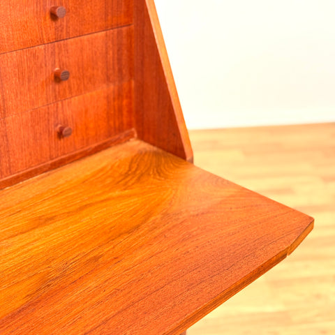 Danish secretary desk in teak