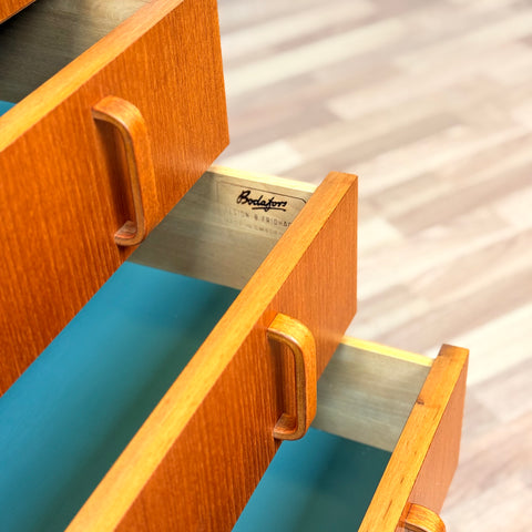 Swedish bookshelf in teak by Bertil Fridhagen for Bodafors