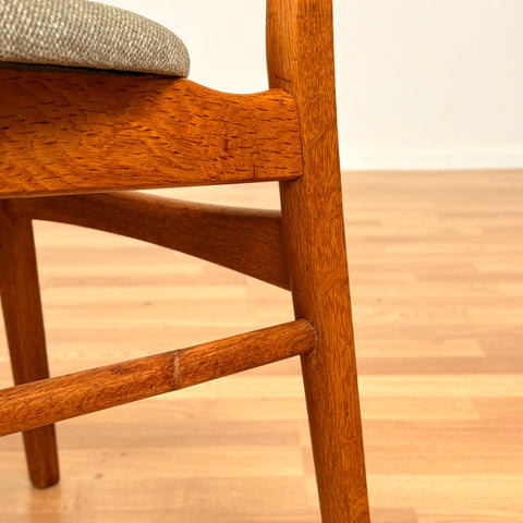 Danish dining chairs in teak & oak by Farstrup