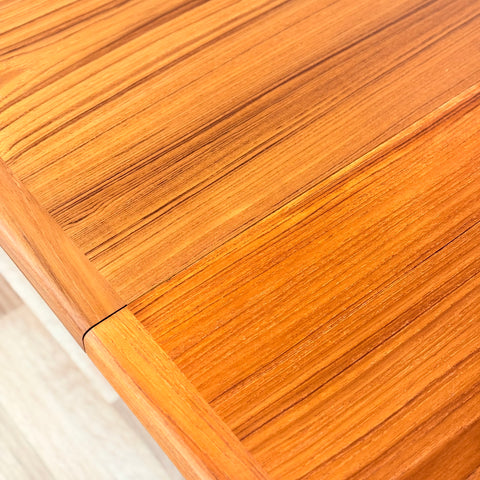 Danish rectangular dining table in teak