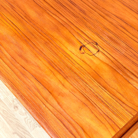 Danish rectangular dining table in teak