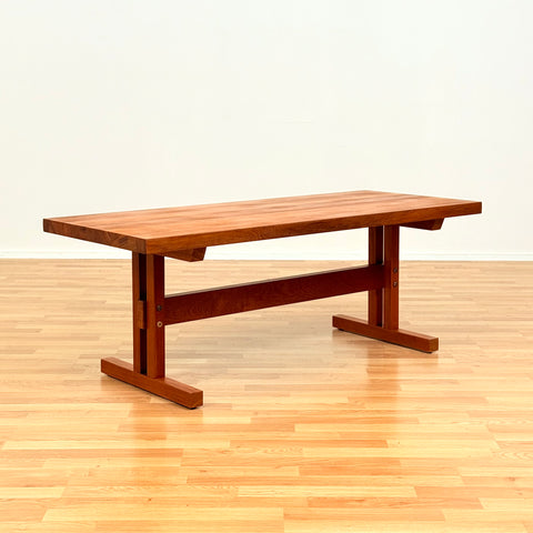 Danish coffee table in solid teak