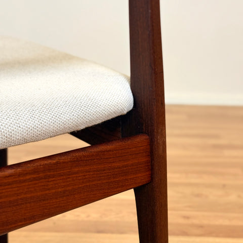 Swedish dining chairs in walnut by Svante Skogh