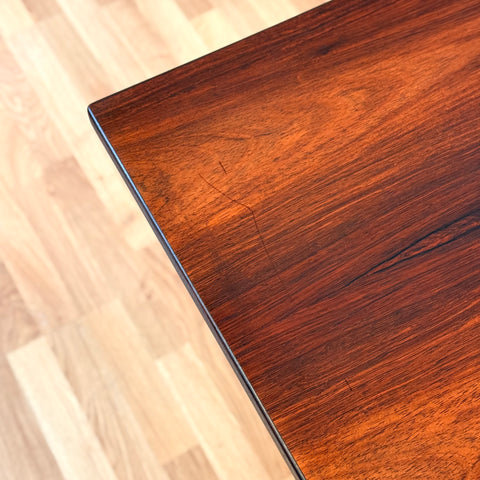 Unique rectangular dining table by Kai Winding for Poul Hundevad from 1955