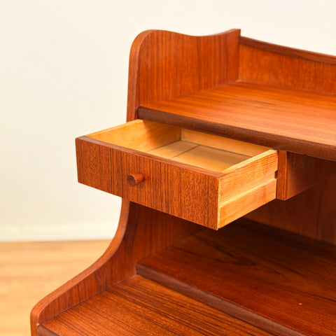 Danish secretary desk in teak