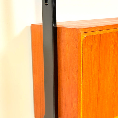 Swedish bookshelf in teak by IKEA, model 'Roxen'