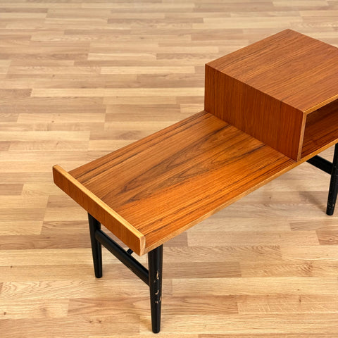 Swedish hall table in teak