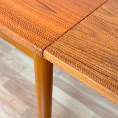 Danish rectangular dining table in teak