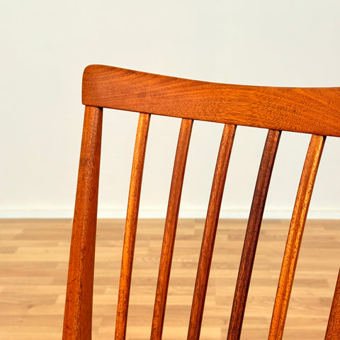 Swedish set of 4 dining chairs in teak by Carl Malmsten