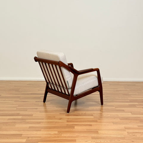 Armchair in solid teak by H. Brockmann-Petersen, 1950s-60s Denmark