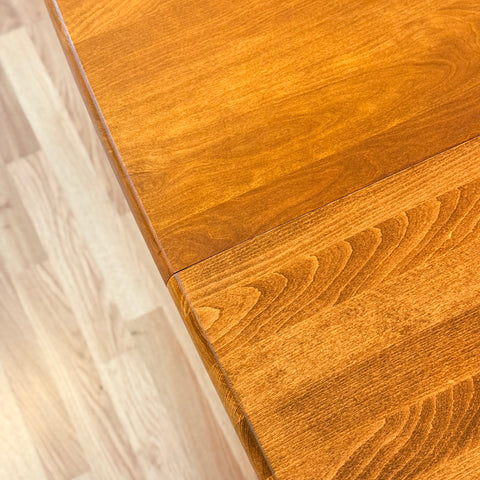 Danish oval dining table in birch wood by Gangsø