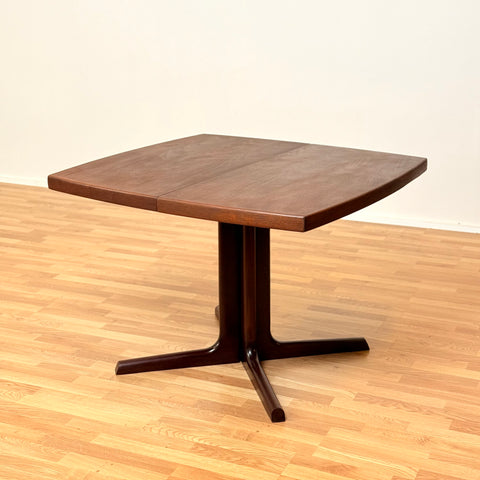 Danish square dining table in mahogany by Farstrup