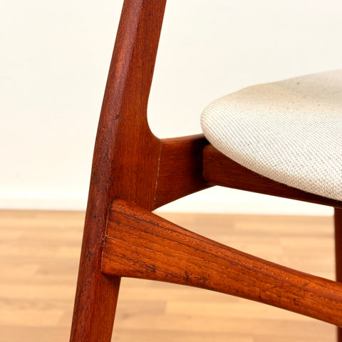 Set of 4 dining chairs in teak by P. E. Jorgensen, 1950s-60s, Denmark