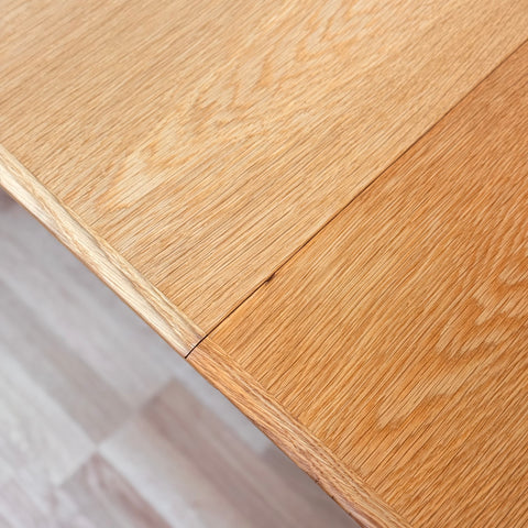 Danish rectangular dining table in oak by H.W Klein for Bramin