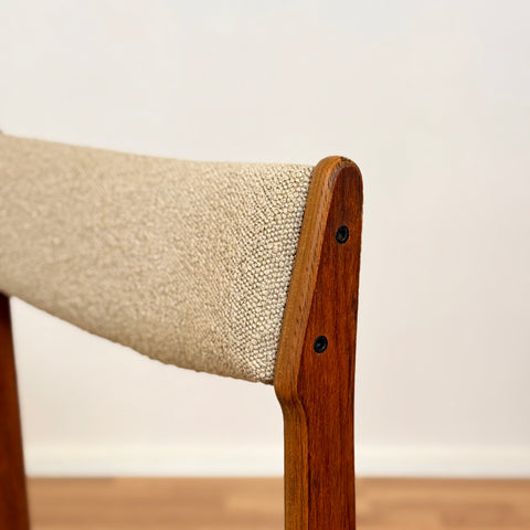 Dining chairs in teak by Erik Buch