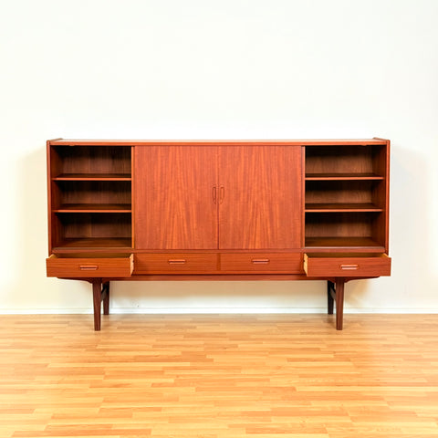 Danish highboard in teak