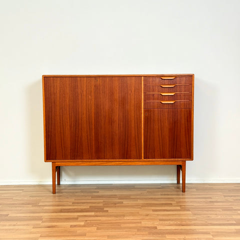 Swedish highboard in teak by Bertil Fridhagen for Bodafors