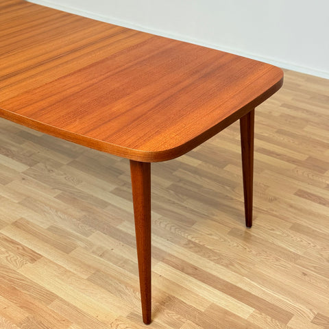Swedish dining table in teak