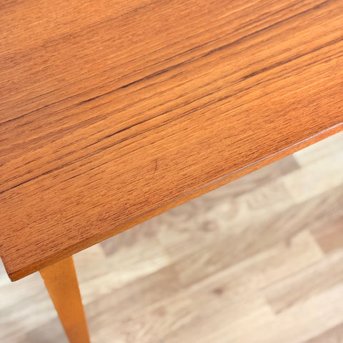 Swedish writing desk in teak, 1960s-70s