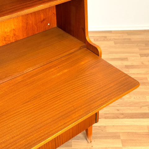 Bookshelf in mahogany by Carlström & co., 1950s-60s, Bjärnum, Sweden