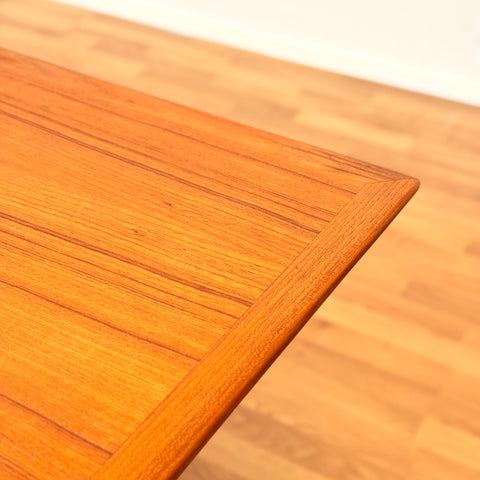 Danish rectangular dining table in teak