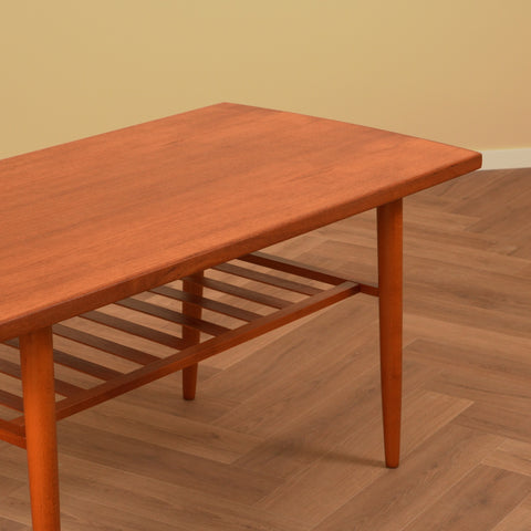 Swedish coffee table in teak