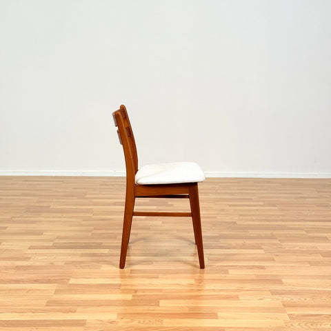 Danish set of 6 dining chairs in teak & beech by Findahl