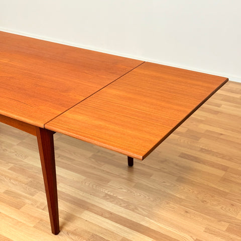 Danish rectangular dining table in teak