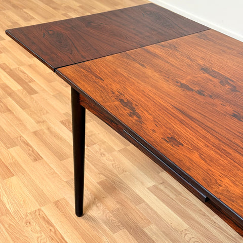 Danish dining table in Santos rosewood