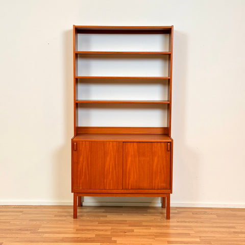 Bookshelf in teak by B. Fridhagen for Bodafors, 1960s-70s, Sweden