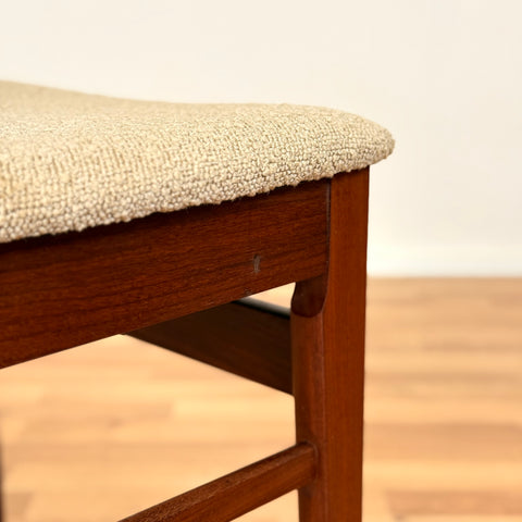Danish dining chairs in teak by SAX