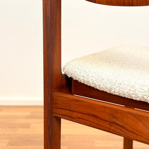 Set of 4 dining chairs in teak by Sorø Stolefabrik, 1950s-60s, Denmark