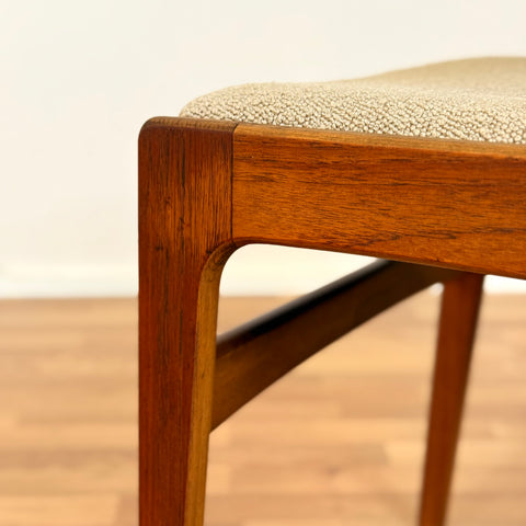 Dining chairs in teak by Erik Buch