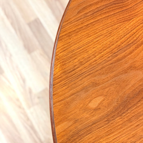 Swedish oval dining table in walnut by Svante Skogh