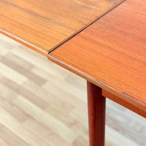 Danish rectangular dining table in teak