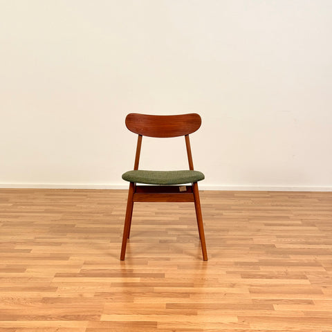 Danish set of 4 dining chairs in teak & beech by Falsled