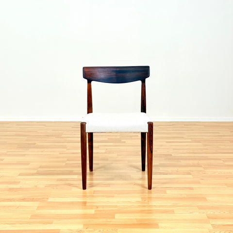 Danish dining chairs in Santos rosewood by Knud Færch