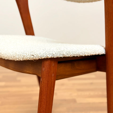 Danish armchair in teak by Erik Kirkegaard for Høng Stolefabrik