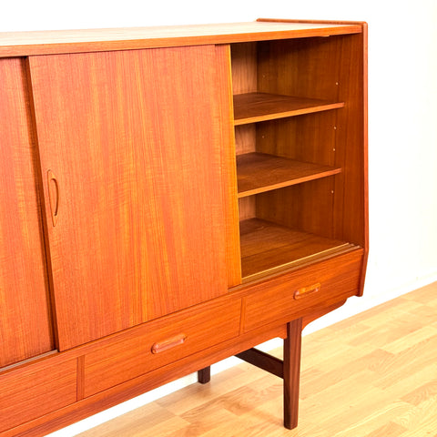 Danish highboard in teak