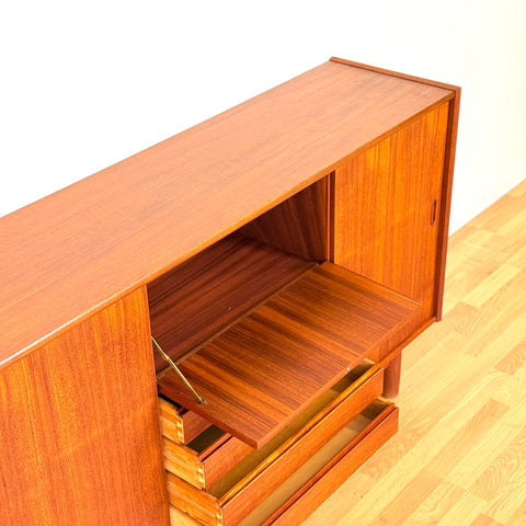 Danish highboard in teak