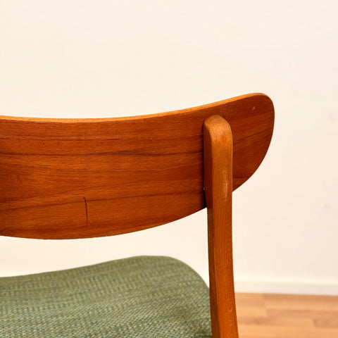 Danish set of 4 dining chairs in teak & beech by Falsled