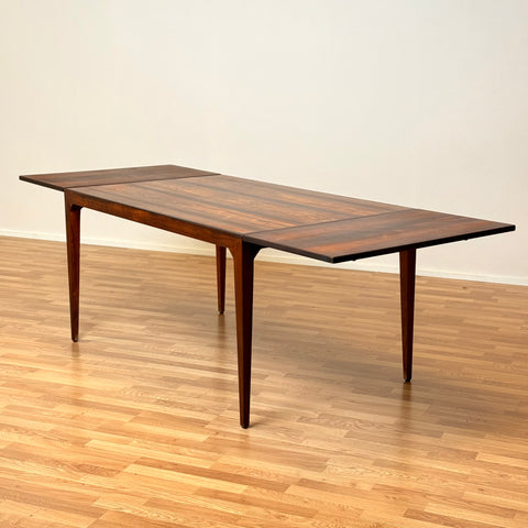 Unique rectangular dining table by Kai Winding for Poul Hundevad from 1955