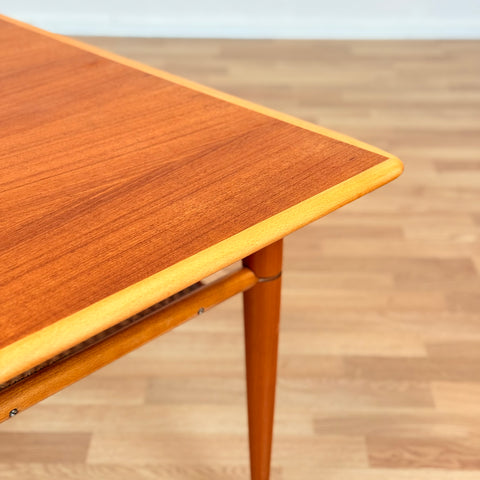 Swedish coffee table in teak & beech