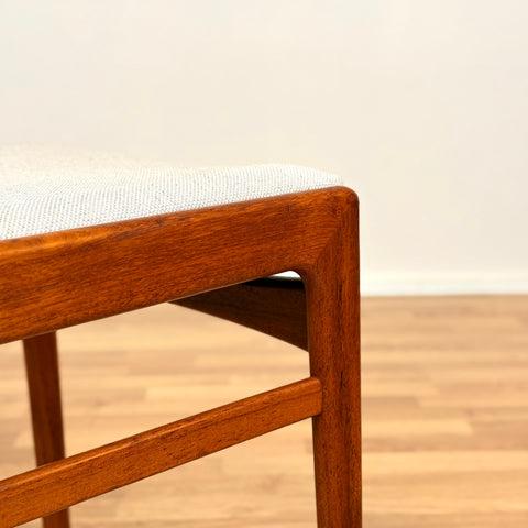 Danish set of 2 dining chairs in teak by Erik Kirkegaard