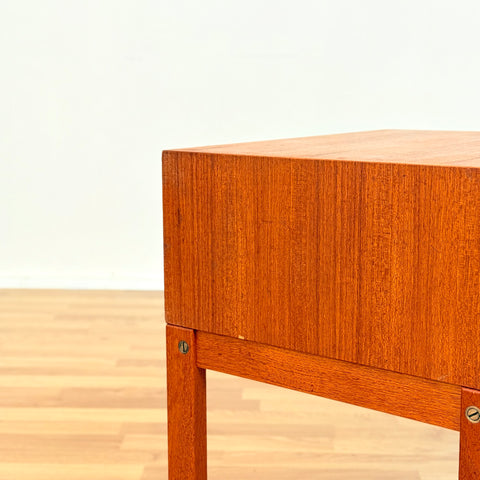 Swedish hall bench in teak