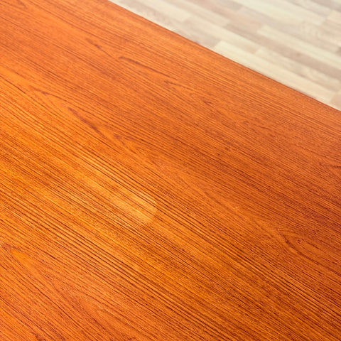 Danish rectangular dining table in teak