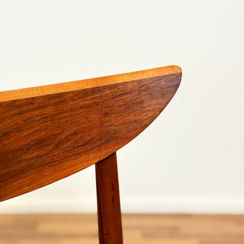 Set of 6 dining chairs in walnut by Harry Østergaard, 1950s-60s, Denmark